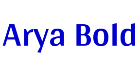 Arya Bold フォント